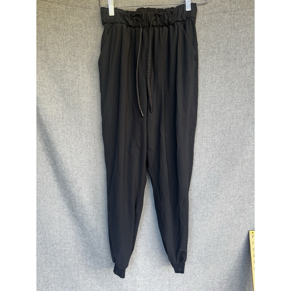 Lululemon Stretch High-Rise Keep Moving Jogger Pants Black Women's 4 W5CV4S
